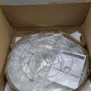 Modern Chrome Crystal Chandeliers 24” Luxury Chandeliers 4-Tier 12 Lights K9 Crystal Round Ceiling Pendant Light Fixture Contemporary for Living Dining Room Foyer Staircase Bedroom