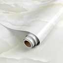 Glossy Beige Gold Marble Contact Paper for Countertops,Waterproof Removable Peel and Stick Countertop Vinyl Wrap,Self-Adhesive Marble Wallpaper for Kitchen Backsplash Bathroom,23.6"x236"