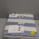 Foldable Cube Storage Bin Organizing Baskets Cubby Boxes Fabric Storage Cubes Organizer Bins with Handles for Organization Shelf Closet, 13"x13"x13", Pack of 4, Blue/White Stripe