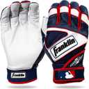 Franklin Sports MLB Baseball Gloves - Powerstrap Adult & Youth Batting Gloves for Men, Women, Boys & Girls