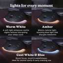 Homedics Sleep Better Portable Sound Machine, Night Light,12 Soothing Sounds Including White Noise, Rain, and Thunderstorm, Ultra-Portable Design, Auto-Off Timer, Ideal for Travel & Baby Sleep, Black