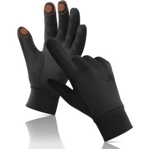 Aerynx Winter Gloves Women Men Cold Weather Touch Screen 3-Layers Liner Glove for Running, Cycling, Biking, Hiking, Driving (X-Small)