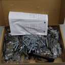 Ravinte Solid 3 Inch Square Foot Cabinet Pulls - Matte Black Arch Pulls - Kitchen Cabinet Hardware - Flat Black Drawer Handles - 15 Pack