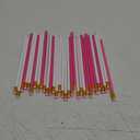 TecUnite 32 Pcs HB Pencils #2 Unsharpened Wood Cased Pencils with Eraser Hexagonal Pencil Cute Graphite No 2 Pen for Adults Gifts Exam School Office Sketching Learning(Pink Series, White)