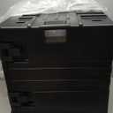 YITAHOME Insulated Food Pan Carrier, 95 Qt LLDPE Hot Box for Catering w/Stainless Steel Pan, Catering Food Warmer with Swivel Casters for 6 Full-Size Pans, Stackable Design for Restaurant Gathering