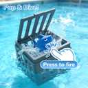 3PCS Underwater Dive Rescue Toys, Pool Diving Toys with Storage Fish Box & Floating Animals, Dive Treasure Hunt Water Play for Swim Training, Summer Pool Beach Party Toy for Adult