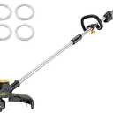 HEINPRO Cordless Weed Wacker Compatible with DeWalt 20V MAX Battery, 16" Brushless Weed Eater, Grass Trimmer for Lawn Care, Bump Feed, String Trimmer with 4 Bulk Trimmer Line Coils (Tool Only) 16-INCH
