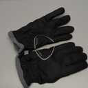 Winter Gloves for Women Men, Waterproof and Warm, Sensitive Touch Gloves for Cycling Running Working Outdoor Activities, Black (Large)