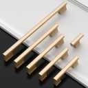 Asidrama 10 Pack 5 Inch(128mm) Champagne Copper Kitchen Cabinet Handles, Cabinet Pulls Kitchen Cabinet Hardware for Cupboard Drawer Pulls