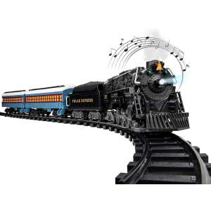 Lionel Battery-Operated The Polar Express Toy Train Set with Bluetooth, Locomotive, Train Cars, & Track with Authentic Train Sounds, Lights, & Water Vapor Smoke Effects for Kids 4+