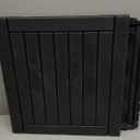 Package Delivery Box for Outside, 48 Gallon Storage with Lockable Secure, Large Double Wall Resin Outdoor Package Delivery Waterproof Deck (Black)