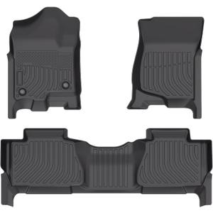 Cartist Floor Mats for Chevy Tahoe & GMC Yukon 2007-2014 (Not for Yukon XL), All Weather Floor Mat for Tahoe Accessories, Heavy Duty Car Mats, Car Accessories