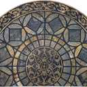 CHICHIC Entrance Door Mat Large 24 x 36 Inch Entry Way Doormat Front Door Rugs Outdoors Heavy Duty Welcome Mat Non Slip Rubber Back Low Profile for Garage, Patio, High Traffic Area, Grey