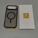 Miracase Magnetic for iPhone Air Case with Screen Protector(Compatible with MagSafe), Slim Thin Translucent Matte Military-Grade Protected Phone Cover for iPhone 17 Air 6.5", Space Black