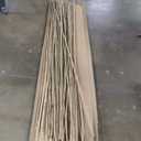 50 Pack 8ft Bamboo Plant Stakes for Wood Garden Sticks Wooden Plant Supports Bamboos Bamboo Trellis Crafts, Size 8'