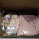 Buryeah 7 Pcs Baby Photoshoot Props Wrap Kit Includes 3 Pcs 66.9 x 35.4'' Newborn Photography Props 4 Pcs Baby Flower Headband Photo Supplies for Boy Girl Infant Toddler