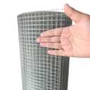 Hardware Cloth 1/2 inch 16in X 10ft Galvanized Welded Wire Mesh Roll, 19 Gauge Chicken Wire Fence, Snake Gopher Barrier Garden Fencing Rabbit Cage Netting