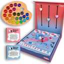 Feelings Palette  Couple Games for Date Night Ideas - Intimacy Relationship - Conversation Starters and Deep Connection Board Game - Question Card Games for 2 Players, Romantic Couple Gifts