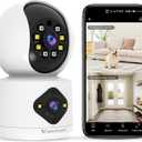 VSTARCAM 2K+2K Cameras for Home Security Indoor, Dual Cameras, 360 Pan-Tilt, Color Night Vision, Motion Detection, Real-time Alerts, 2-Way Audio, Works with Alexa,Cloud & SD Card Storage(up to 256GB)