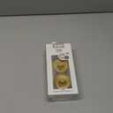 Bibs Pacifiers Color Collection, Set of 2 BPA-Free Latex Pacifiers Made in Europe, Round Nipple Baby Pacifier. (6+ Month (Pack of 2), Mustard)