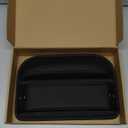 Universal Fit Car Gap Filler, Premium Leather Seat Gap Filler Organizer, Car SUV Truck Essentials (Black, 1 Pack)