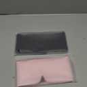 FACEMOON Cooling Eye Masks with Flexible Gel - Cold Compress Ice Pack for Puffy Eyes Migraines Headache Stye Sinus After Surgery Therapy - Reusable 2 pcs for Family Black Pink