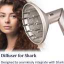 Diffuser Attachment for Shark FlexStyle Air Styling & Drying System, Enhance Natural Curls Accessories for Flex Style Dry Styler, Styling Tool for Wavy, Curly, Coily Hair, Grey