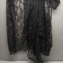 Women's Sheer Lace Robe Kimono Lace Duster Elegant Cardigan Bell Sleeve Bridal Lingerie Maternity Photoshoot Dress, Oversized