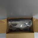 4 Pack Small Acrylic Floating Shelves, 4'' Acrylic Wall Shelves Display Ledges for Storage & Decoration, Mini Shelves for Wall with 2 Types of Installation (Adhesive or Screw) (Black)