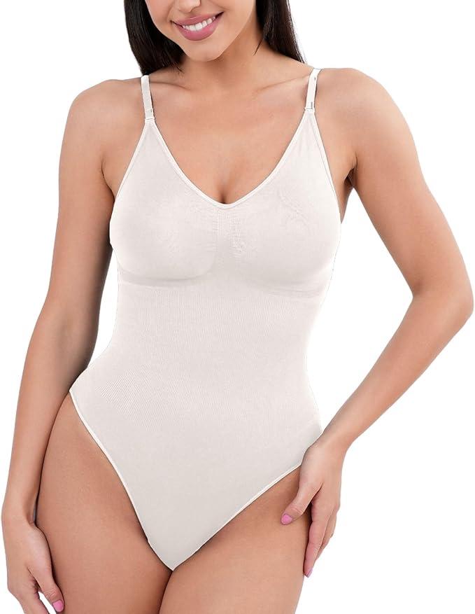 Sculpting Shapewear Bodysuit - Tummy Control - Seamless Compression Body Shaper Women
XS