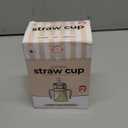 GROSMIMI Flip Top Spill Proof Sippy Cup, PPSU, BPA Free, 6 oz, Stage 2 Straw for Toddlers (Cherry)