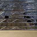 FDW 48"L18"W82"H Wire Shelving Unit Storage Cart Metal Shelf Rolling Utility Cart 2100Lbs Capacity with 6 Tier Casters Adjustable Layer Rack Strong Steel for Restaurant Garage Pantry Kitchen,Chrome