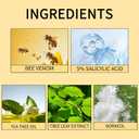 2 Bottles Bee Venom Cream，Natural Bee Venom Repair Cream，Nourishing Care Moisturizer，Natural Bee Venom Repairs Damaged Skin and Promotes Healing，Gentle and Safe Formula for All Skin Types，2.11Oz Each