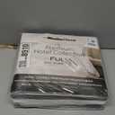 Mueller Ultratemp Full Size Bed Sheets Set, Super Soft 1800, 6 Piece Set, Deep Pocket up to 16", Transfers Heat, Breathes Better, Hypoallergenic, Wrinkle, Light Grey