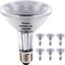 Vinaco PAR30 Long Neck Halogen 60W 120V, Long Lasting 6 Pack PAR30L Flood Light Bulb, PAR30 Dimmable, High Output 1000LM with PAR30 E26 Warm White 2800K Indoor Outdoor PAR30LN