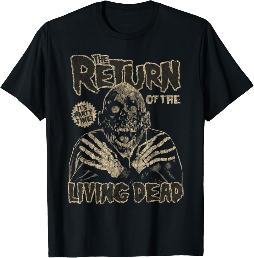 T-Vintage Return Of The Living Dead Move Horror fans T-Shirt (Small, Black)