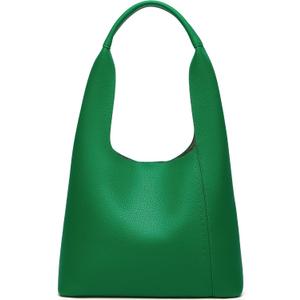 Slouchy Hobo Tote Bags for Women - Retro PU Leather Shoulder Handbag Purse Large Capacity 2pcs