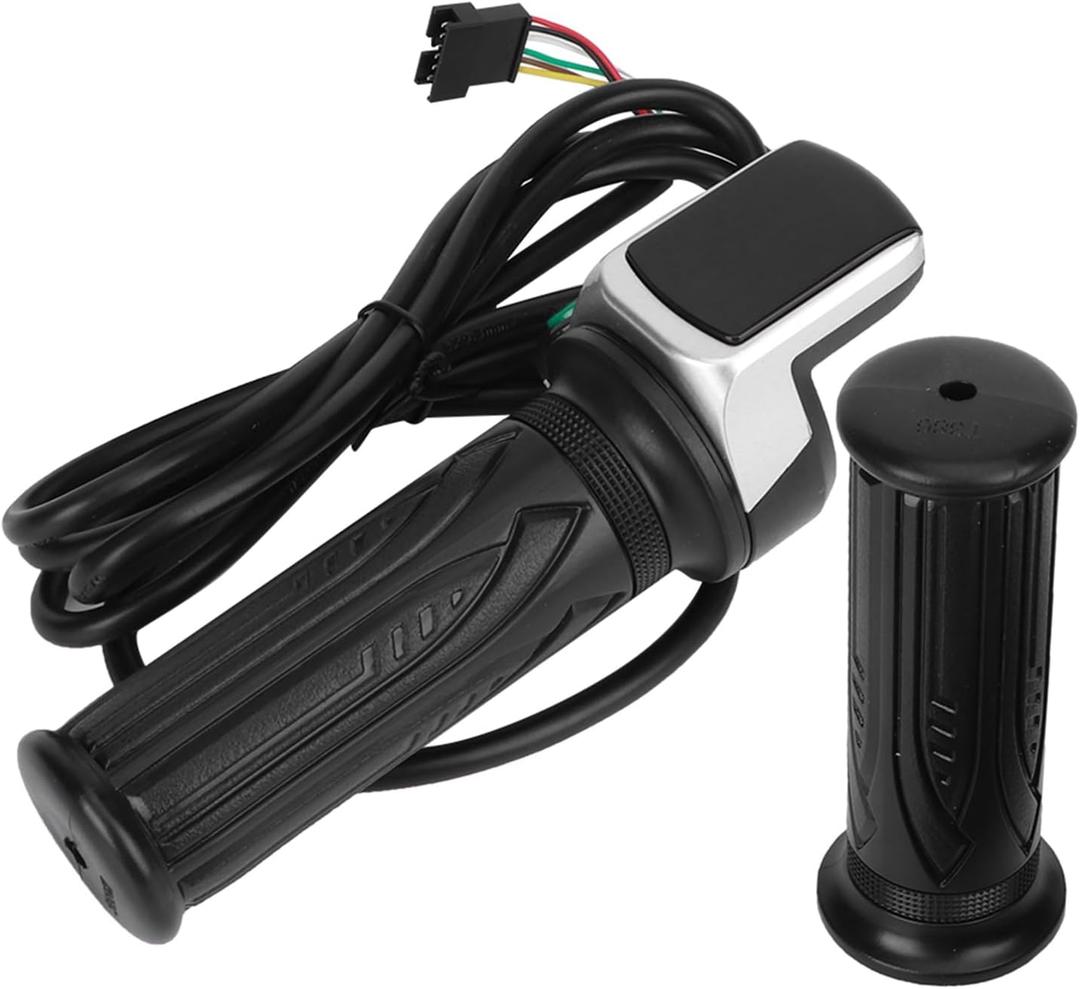 Ejoyous Electric Throttle Grip, Universal Throttle Control Handlebar Electric Scooter Motorcycle Throttle Replacement with LCD Display (36V)