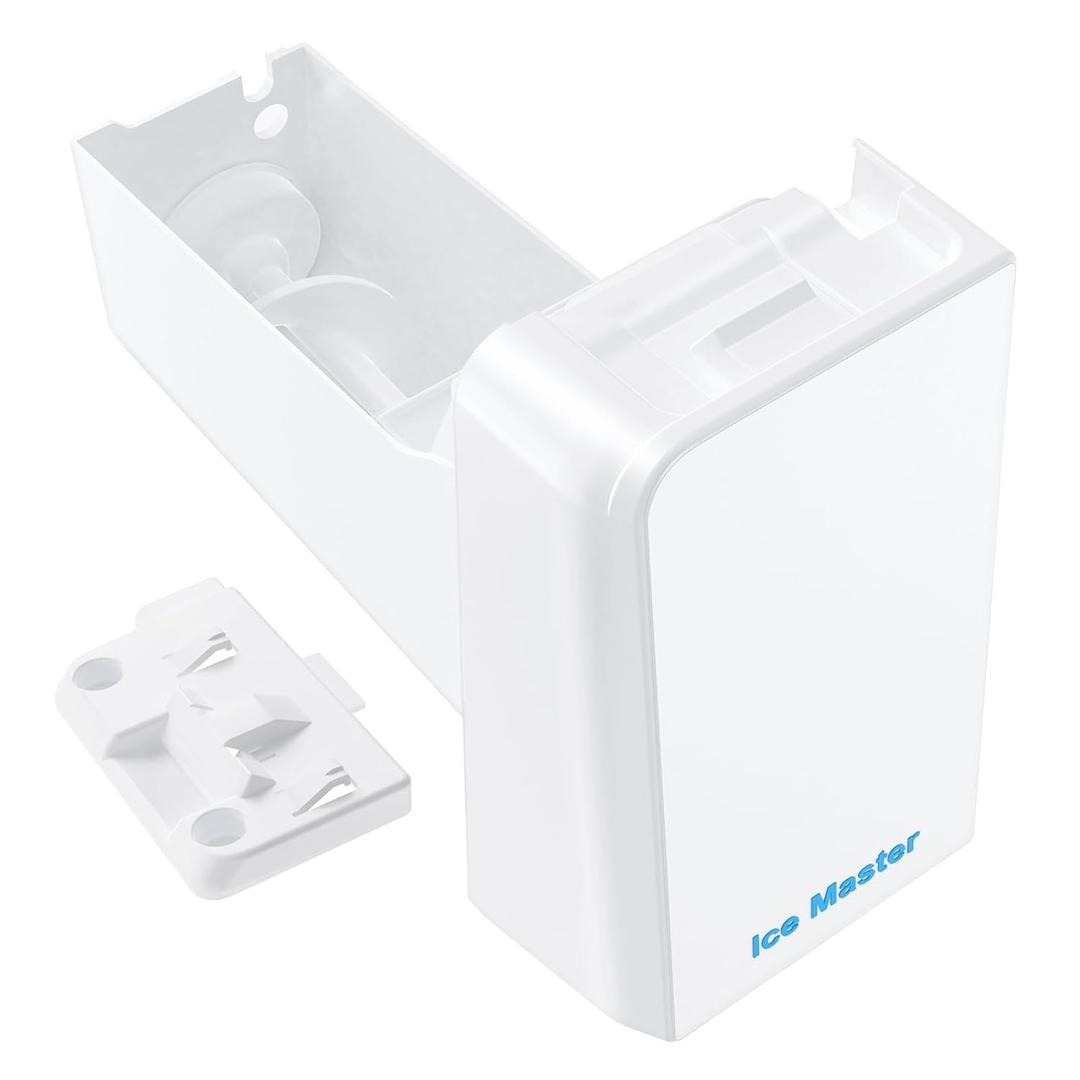 Upgraded DA82-01397A Refrigerator Ice Bucket Compatible with Samsung Ice Bucket Replacement DA97-13717A Ice Maker Tray Assembly Parts RF24FSEDBSR/AA RF23HSESBSR/AA for Samsung Ice Bin Replacement