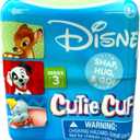 Disney Cutie Cuff Plush Slap Band - Steering Wheel Buddy - Mystery Capsule (1 of 6 Figures at Random) Collect Them All! ((1) Series 3 Mystery Capsules)