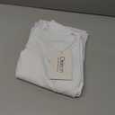 ONGASOFT High Waisted Yoga Pants for Women Running Workout Mesh Leggings Side Pockets Squat Proof Tummy Control, Medium, White 