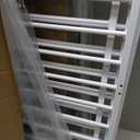 Freestanding Dog Gate with Door for Indoor & Outdoor, 30'' Tall