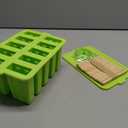 Silicone Popsicles Molds, Food Grade Popsicle Molds for Kids, Homemade Popsicle Mold, BPA Free Ice Cream Mold, lce Pop Molds Maker-with Popsicle Sticks, Popsicle Bags, Funnel (Light Green)