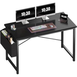 OLIXIS Computer Desk, 47 Inch Gaming Desks for Home Office Small Spaces