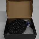 AquaDance 7" Premium High Pressure 3-Way Rainfall Combo for The Best of Both Worlds - Enjoy Luxurious Rain Showerhead and 6-Setting Hand Held Shower Separately or Together - Matte Black Finish
