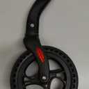 Foldable Rollator Walkers with Seat for Seniors, 450 lb Capacity, 8'' Wheels, 18" Big Seat, 6-Position Height, Heavy-Duty Aluminum Rolling Walker (Gray)