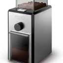 De'Longhi Burr Coffee Grinder with Grind Selector and Quantity Control, Stainless