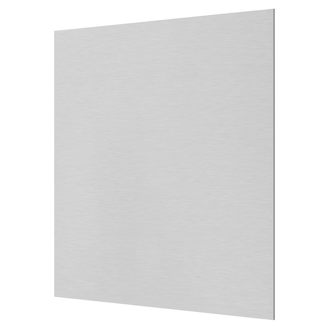 430 Stainless Steel Sheet Metal 12" x 12" x 1/16" Inch Metal Plates for Magnetic Mount Board Wall 16GA(1.70MM) 430 Stainless Steel Shim Stock Plates Metal Sheets for Crafting, Kitchen, Office