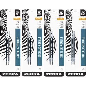 Refill for G-301 Gel Rollerball Pens, Med Point, Blue, 4 Pack, 2pcs each