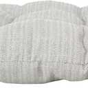 College Covers Everything Comfy Indoor/ Outdoor Seat Patio D Cushion, 20 in x 20 in, Ashen Ivory